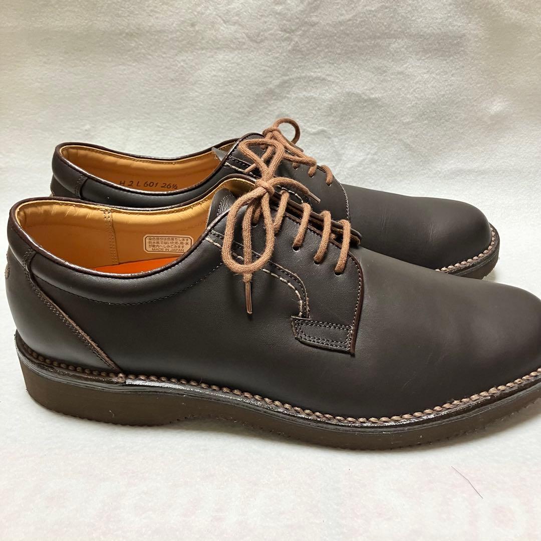 未使用■REGAL WALKER【26.5】本革 革靴 プレーントゥ 601