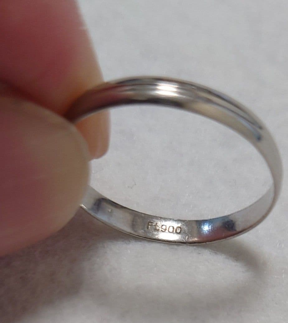 pt900刻印あり　指輪