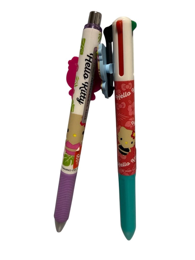 新品未使用 サンリオ ハローキティ 4色ボールペン シャープペン 日焼け