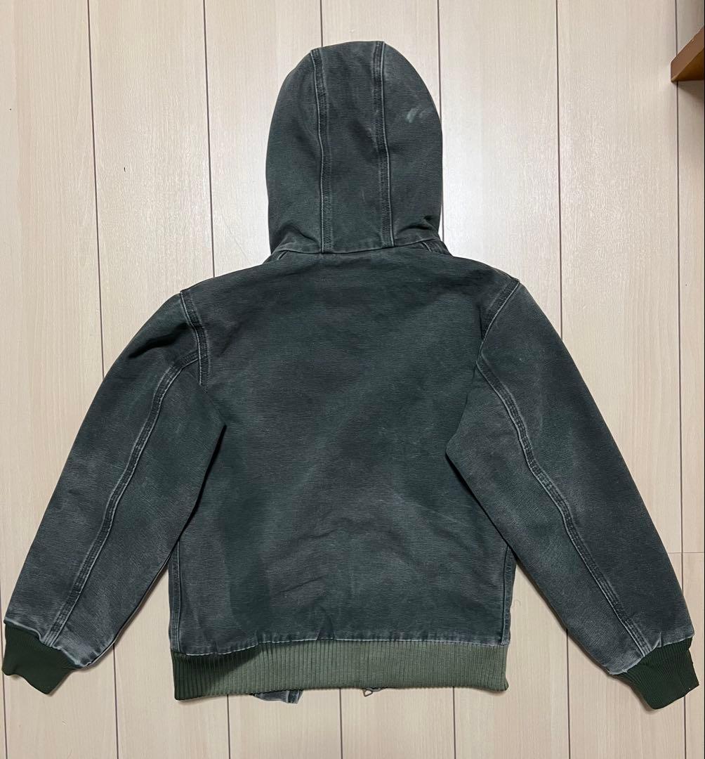 アクティブジャケット ダック生地 carhartt モスグリーンXS相当　希少