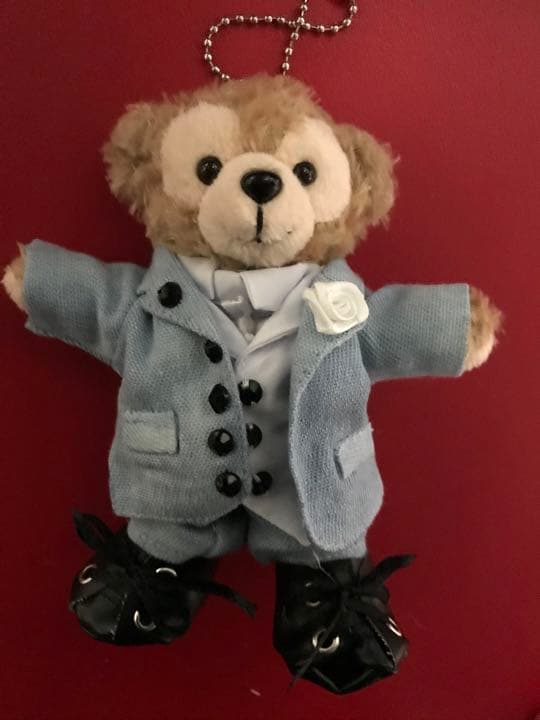 ダッフィー付き！5セット！着せ替えコスチューム 水色衣装 ぬいば