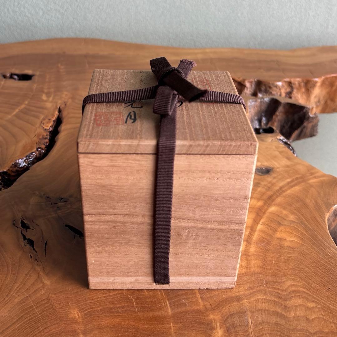 1層1層動く】浮月挽 千筋棗 田中光月造 年輪百年以上の欅 茶道具 共箱