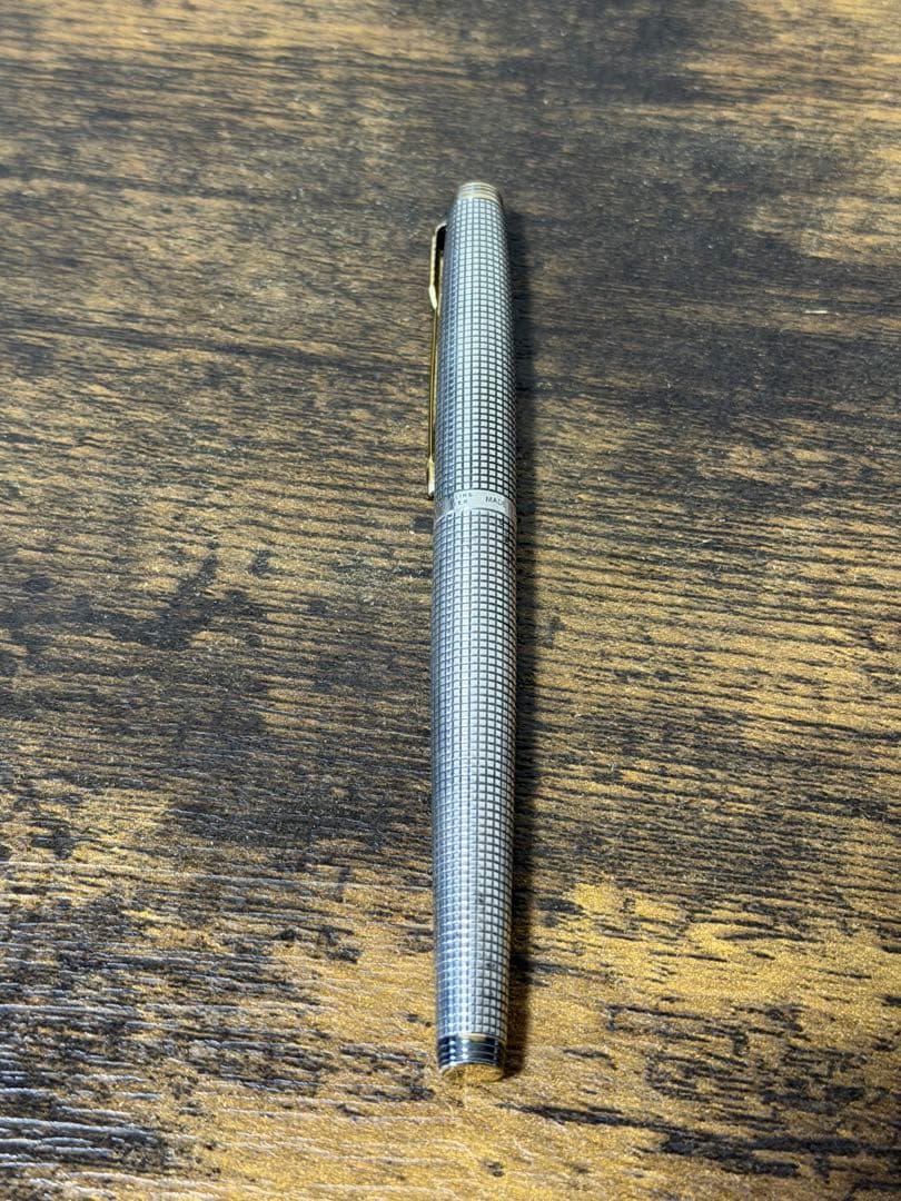 初期 字幅63 パーカー 75 万年筆 スターリングシルバー 細字