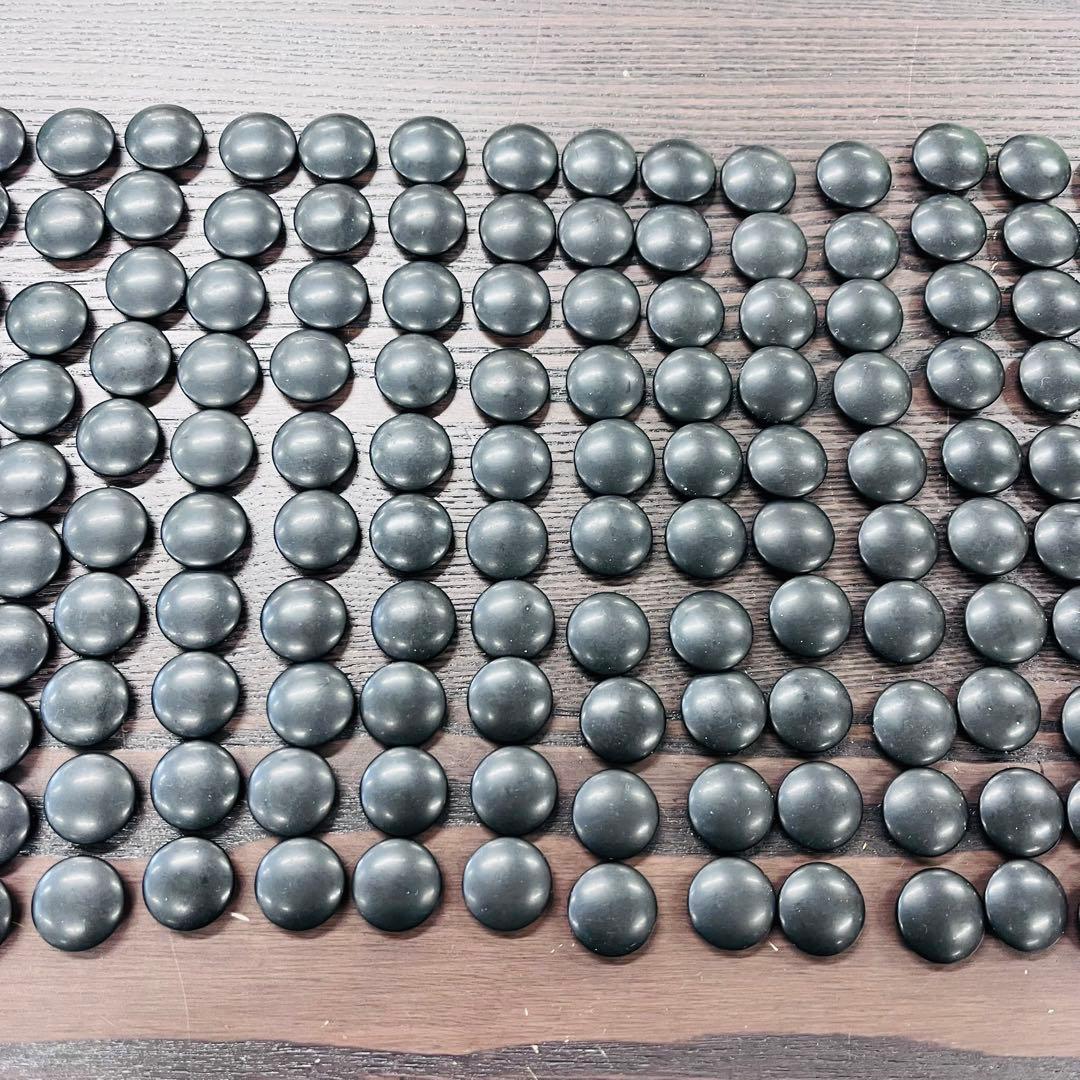 本蛤碁石 本耶智黒 雪印 33号 囲碁 白223個 黒214個