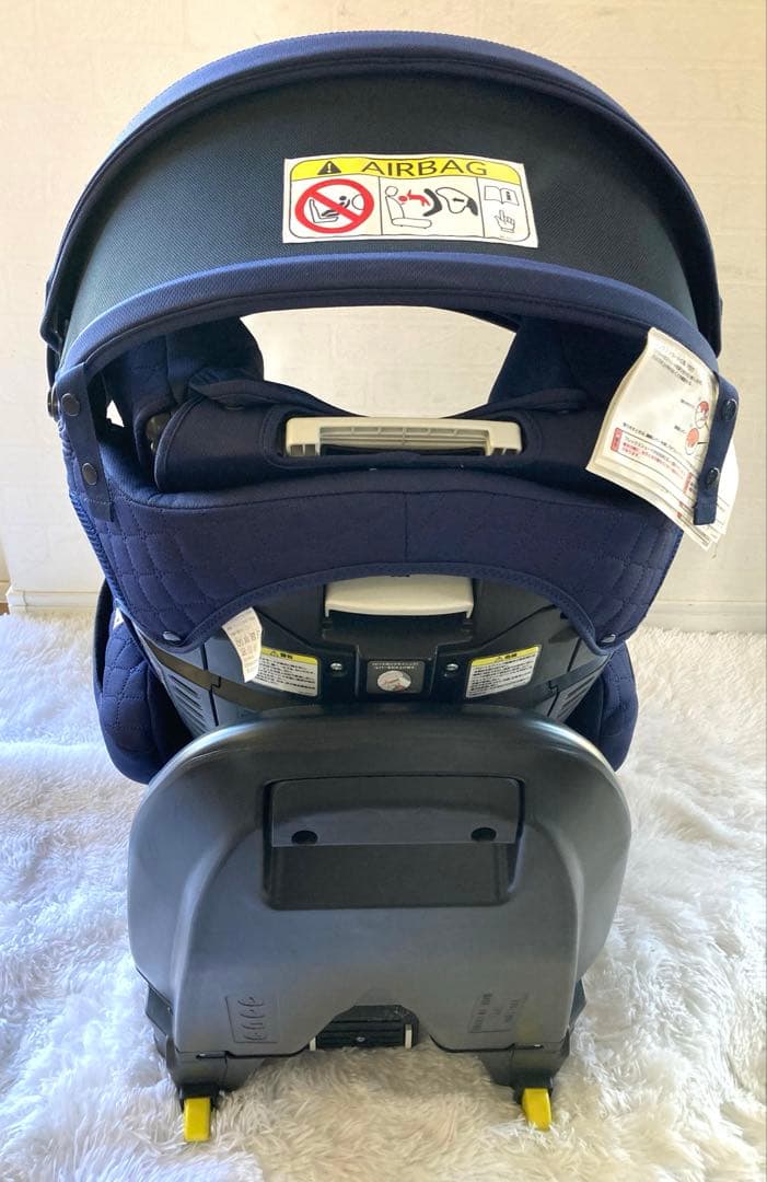 美品 Aprica フラディアプレミアムチャイルドシート isofix ネイビー
