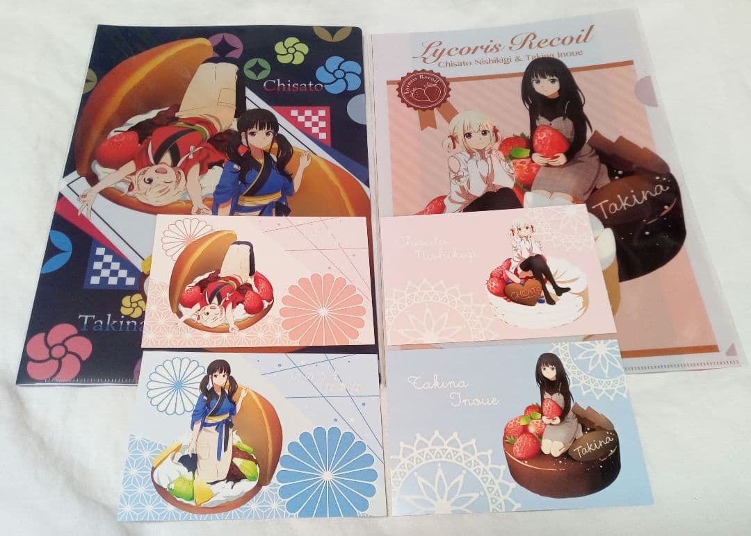 リコリスリコイル　リコリコ 新宿マルイメン　ファイル ポスカ　千束 たきな　特典 リコリスリコイル リコリコ 新宿マルイメン ファイル ポスカ 千束 たき