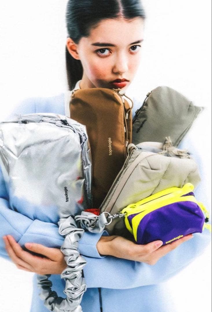 Topologie✳︎ボトルサコッシュ✳︎ラージ✳︎シルバー