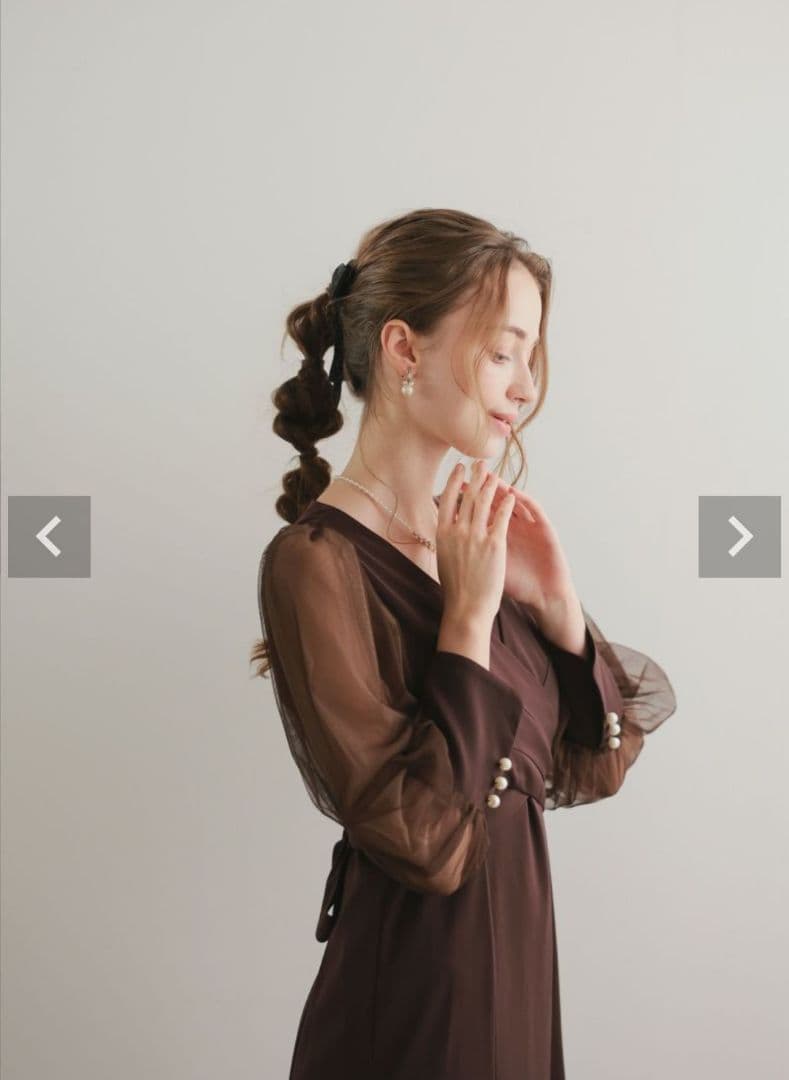 美品♡ドリードール クロスデザインドレス 結婚式 オケージョン