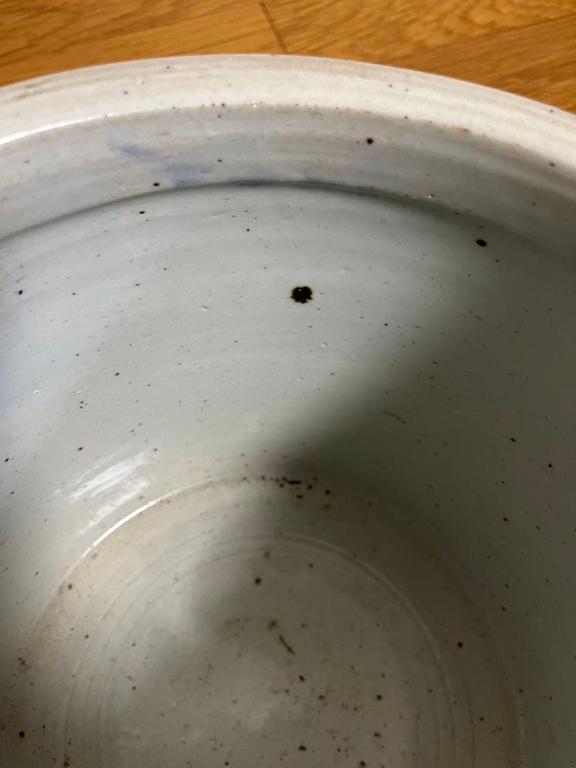 中国清代染付鉢 特大 香炉 筆立 昇龍 縁起物 運気上昇