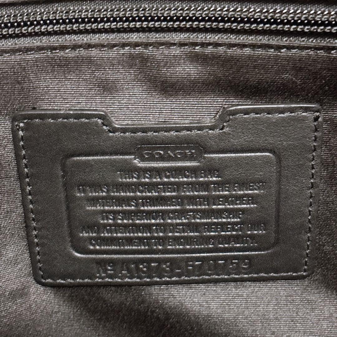 【美品】Couch ビジネスバッグ ブリーフケース キャンバス シグネチャー 黒