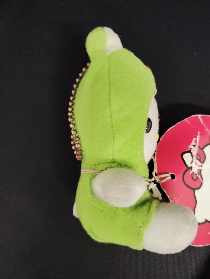 ハローキティ 変身ぬいぐるみカエル マスコット