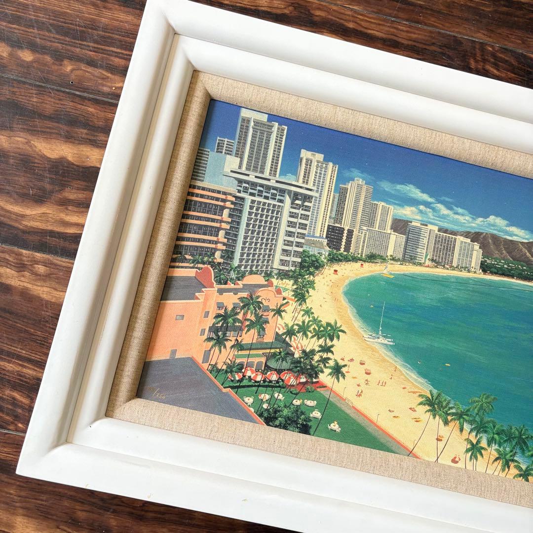 大下亮 Art Grage アールグラージュ「ワイキキ」142/250 絵画 F