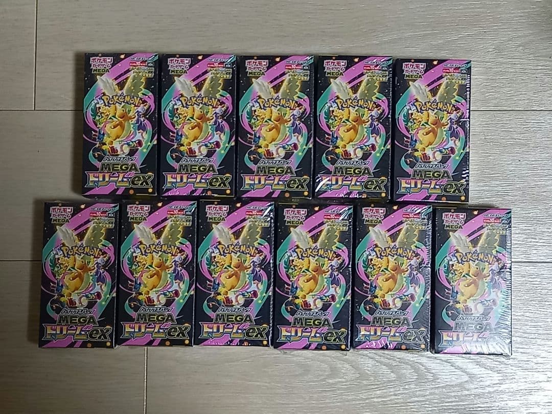 シュリンク付き】MEGAドリームex 未開封11BOX