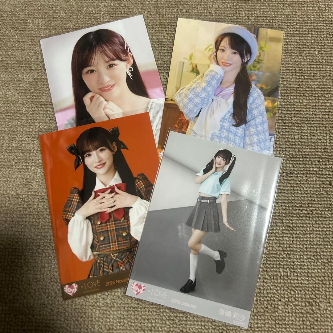 音嶋莉沙 生写真4枚まとめ売り - メルカリ