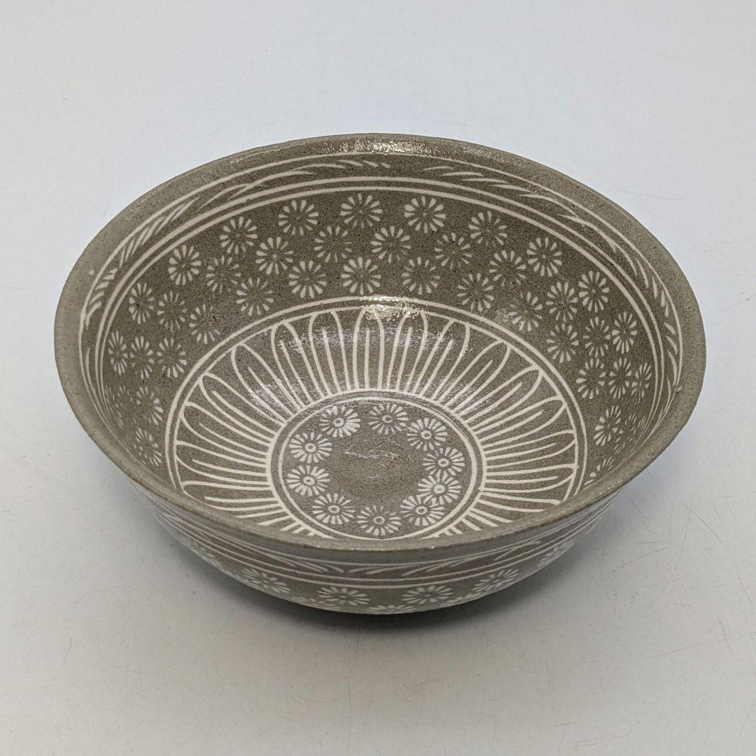 韓国利川夏林窯 李洲榮 三島茶碗 合箱 抹茶碗 抹茶茶碗 茶道具 茶器 高麗青磁