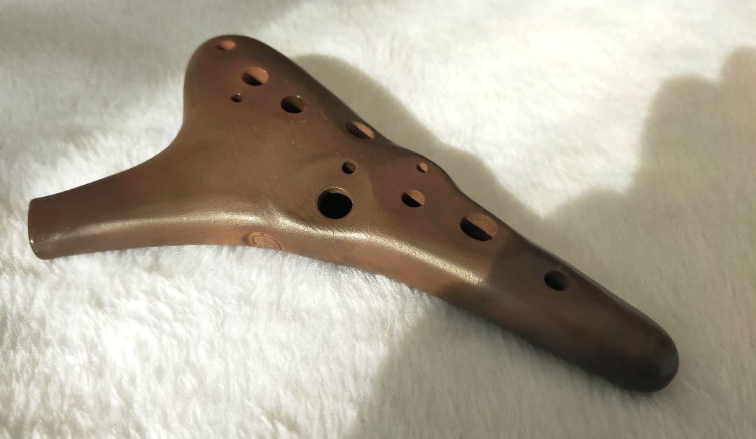 超レア　珍しいSA管　ヒロミチオカリナ　13穴 ブラウン　美音　聡明音