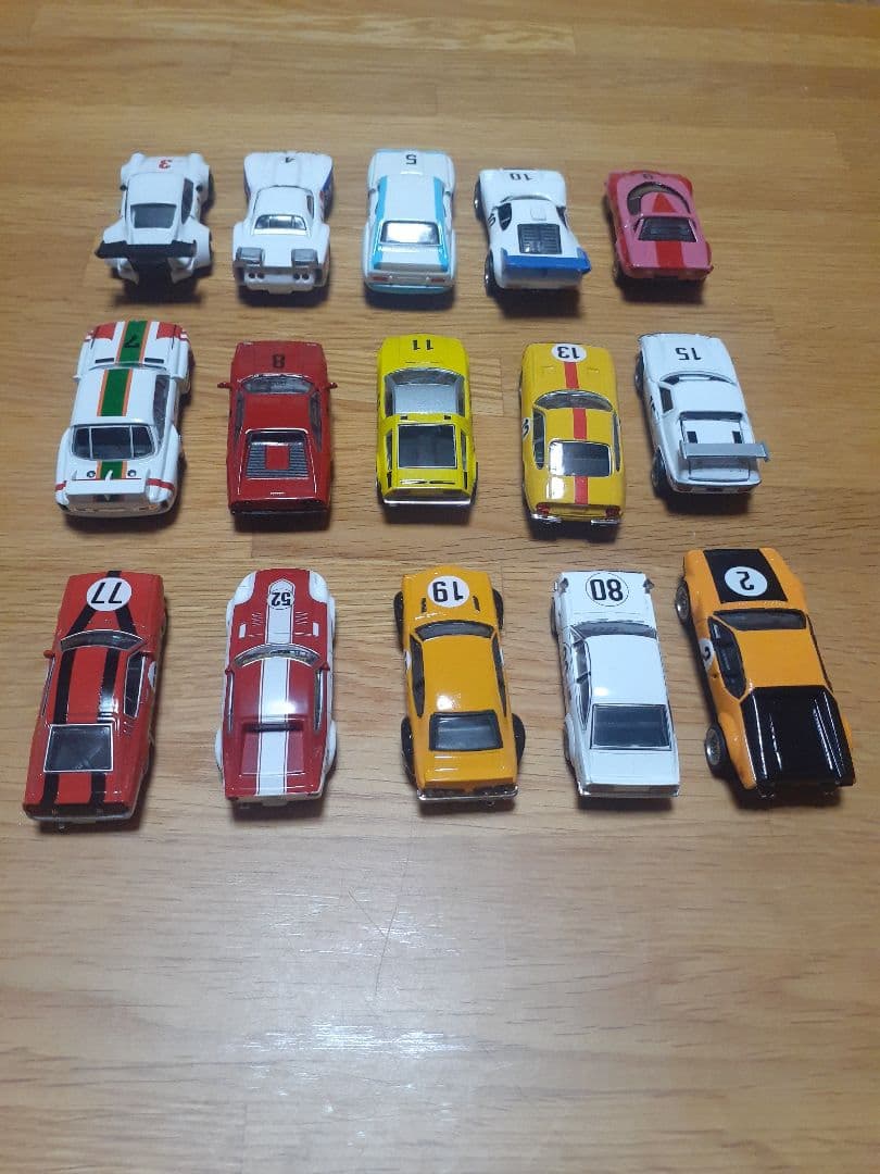 サーキットの狼　流石島レース出場車　ミニカーセット