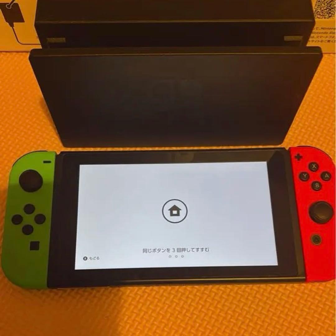 NintendoSwitch本体 ネオングリーン/ ネオンピンク