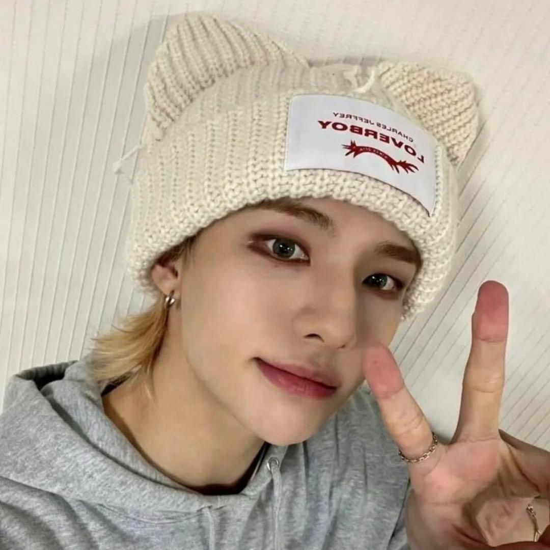 CHARLES JEFFREY LOVERBOYラバーボーイの猫耳ニット帽⭐︎ - メルカリ