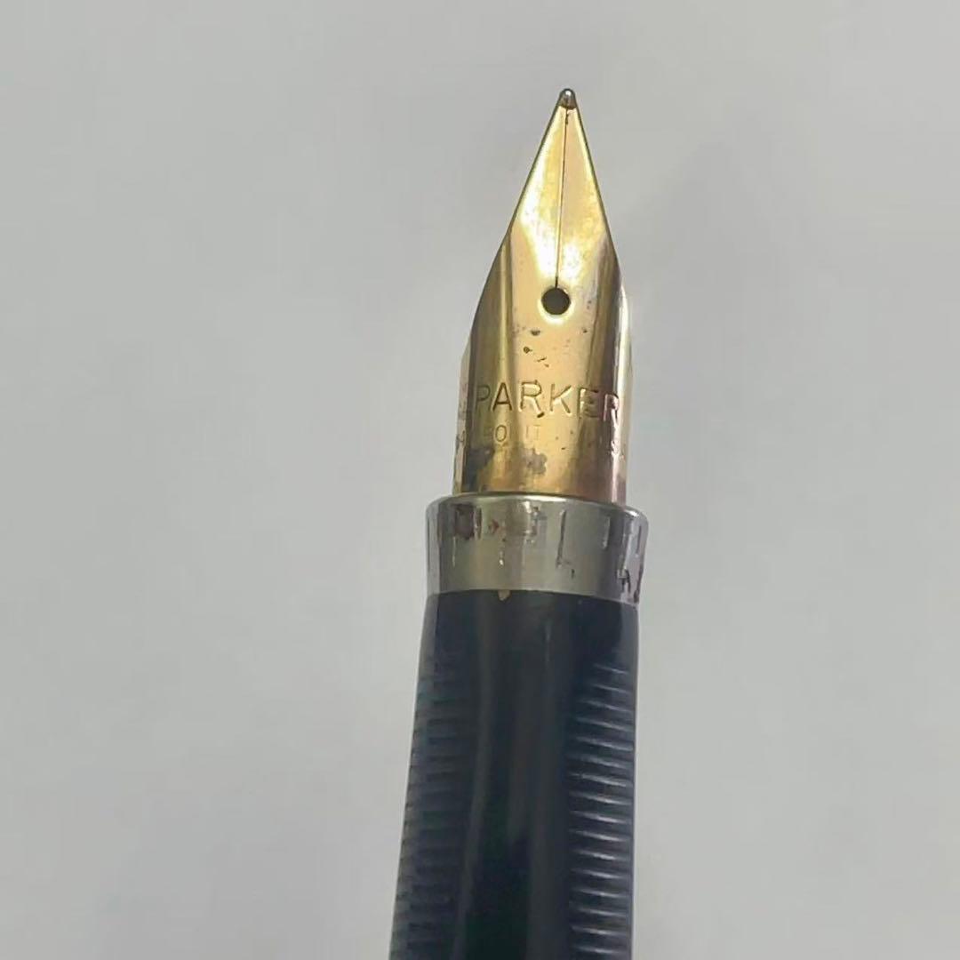 PARKER パーカー スターリング キャップ&バレル 万年筆 14k