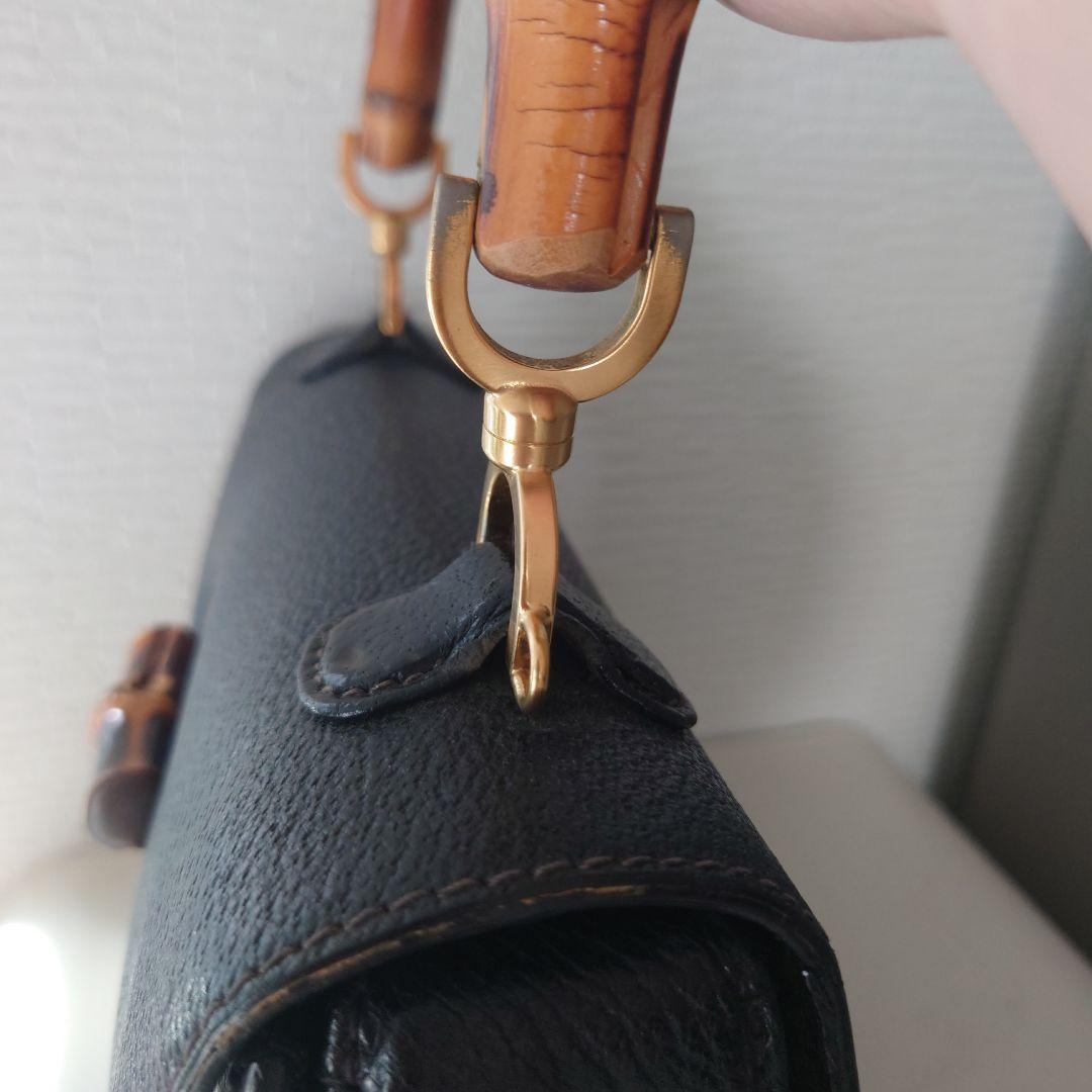 ヴィンテージ　オールド　GUCCI　バンブーバッグ　ショルダー