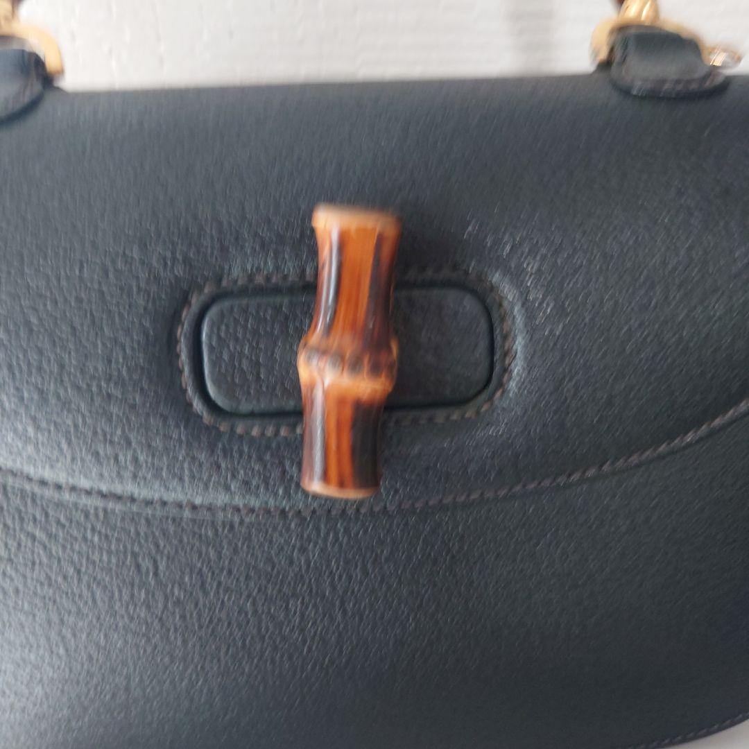ヴィンテージ　オールド　GUCCI　バンブーバッグ　ショルダー