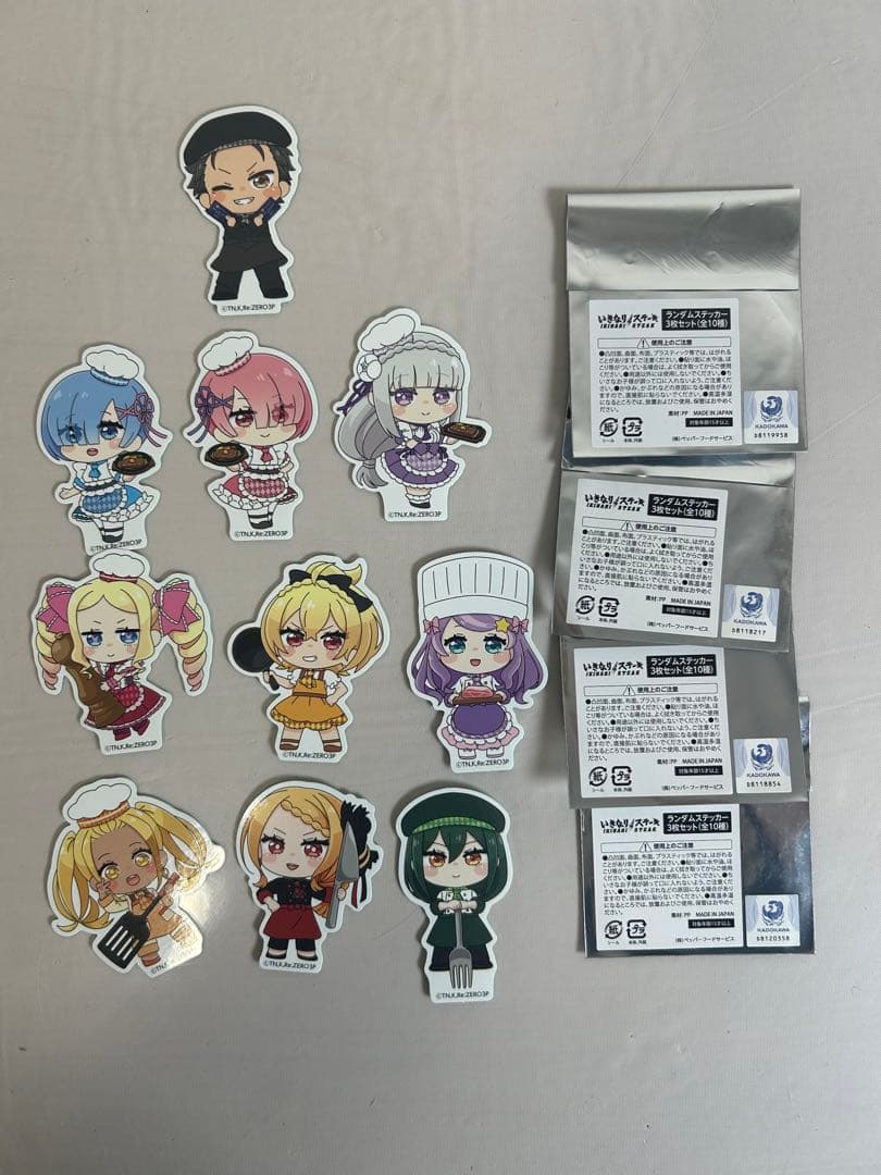 RT-135493 いきなりステーキ リゼロ コラボ 全40種セット