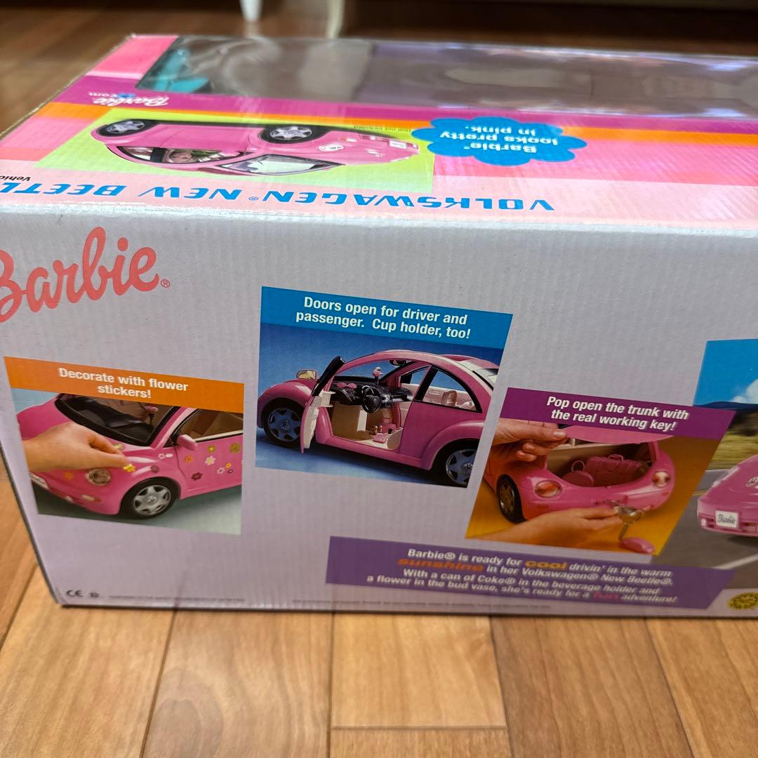 新品未使用 バービー フォルクスワーゲン ニュービートル 車 ミニカー