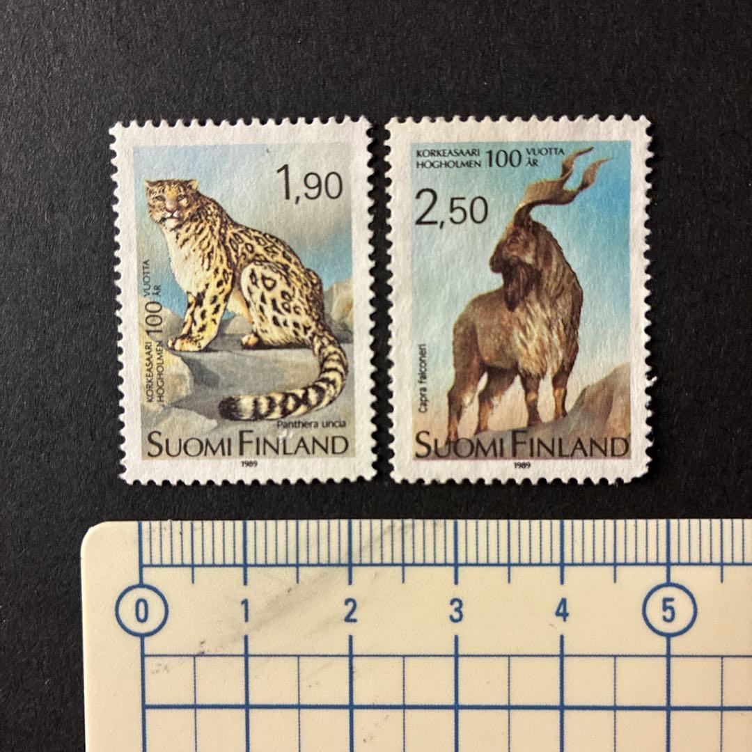 海外切手 未使用 外国切手 フィンランド 1989年 動物 2種完 - メルカリ