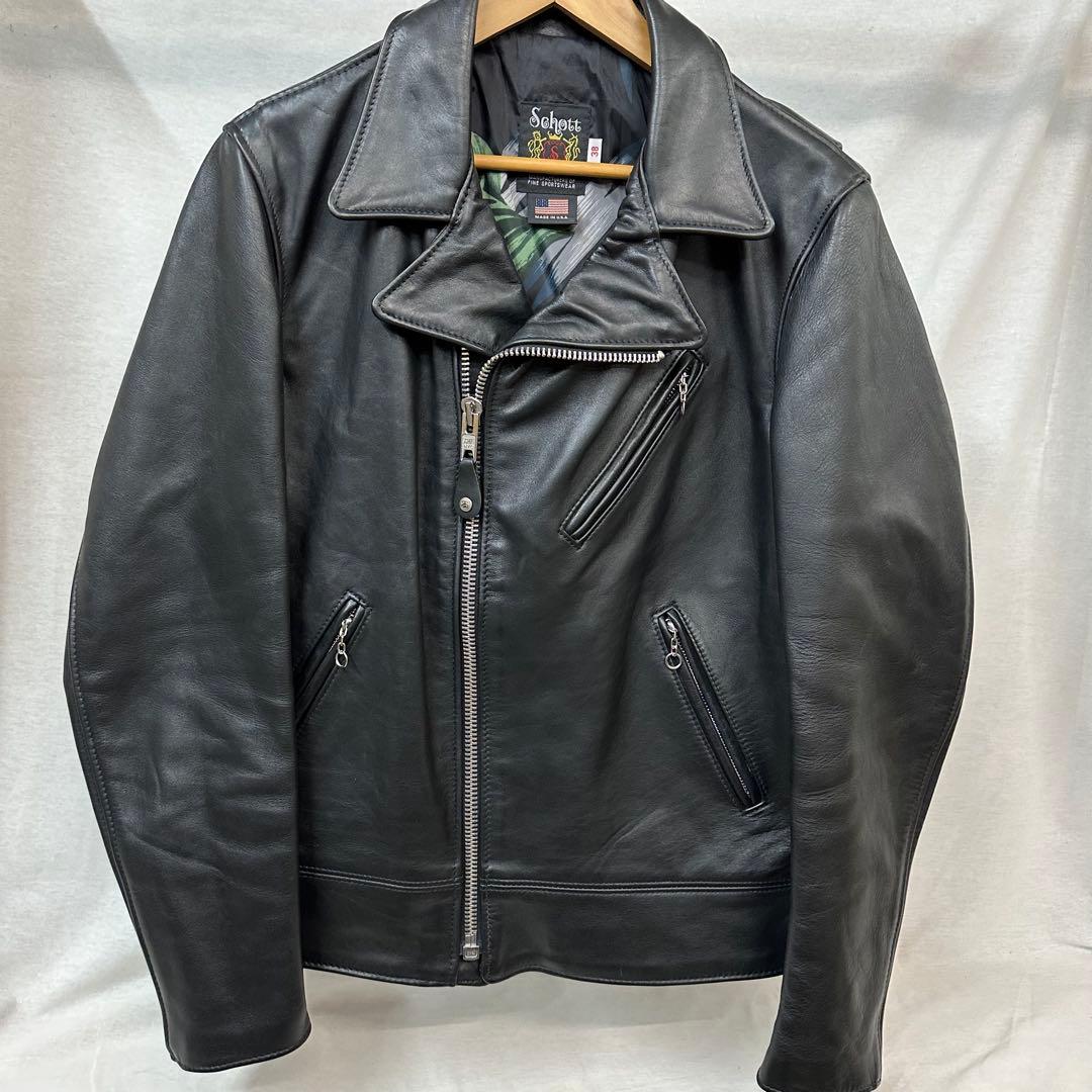 STUSSY ステューシー ラムレザー ジップアップ シングルライダース