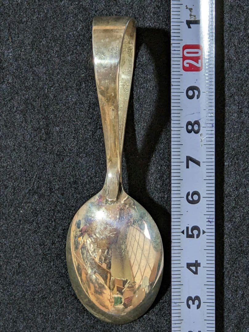 ♦猫 彫金 犬張子 ベビースプーン 子供赤ちゃん縁起物 銀製 銀SILVER