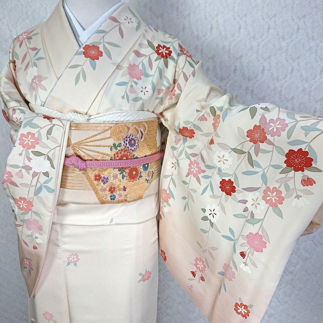 ☆正絹 訪問着 4点 フルセット 入学式 卒業式 結婚式 お宮参り 七五三