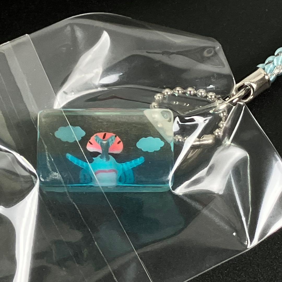 激レア ご当地キティ 滋賀限定 琵琶湖 鳥人間 クリアキューブ ストラップ