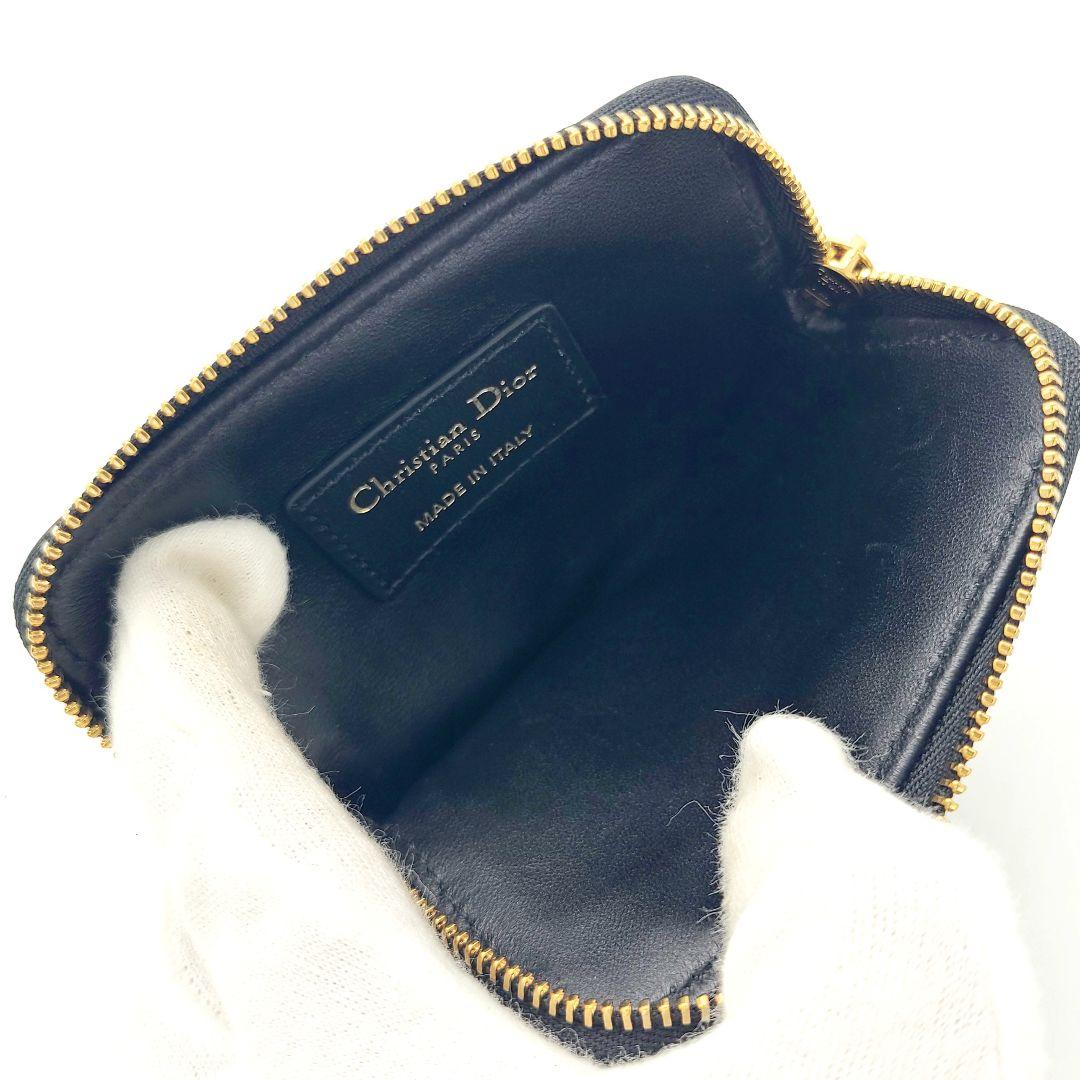 クリスチャンディオール カロ ラベンダー ウォレット ブラック ケース