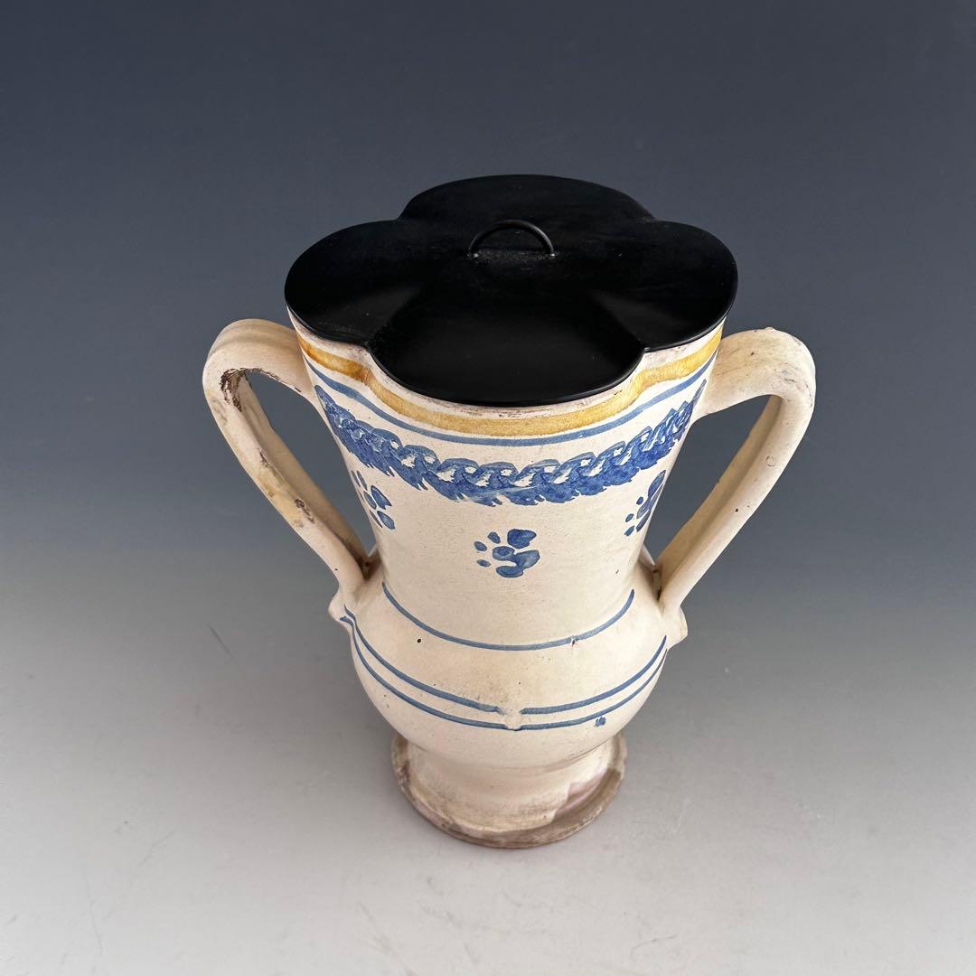 水指 / 中村翠嵐 】オランダ写 骨董品 交趾釉 茶道具 茶道 共箱付き 水