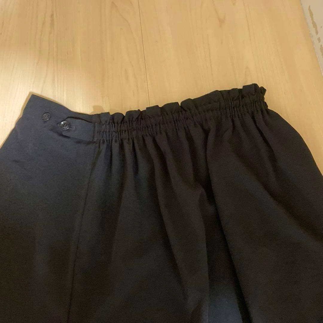 Y’sブラックアシメントリーサルエルパンツ