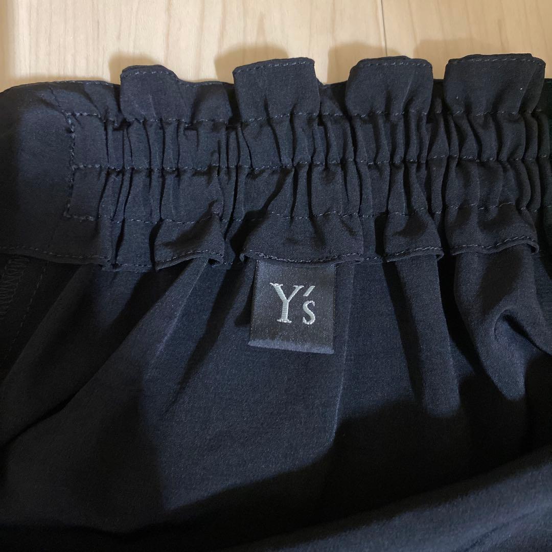 Y’sブラックアシメントリーサルエルパンツ