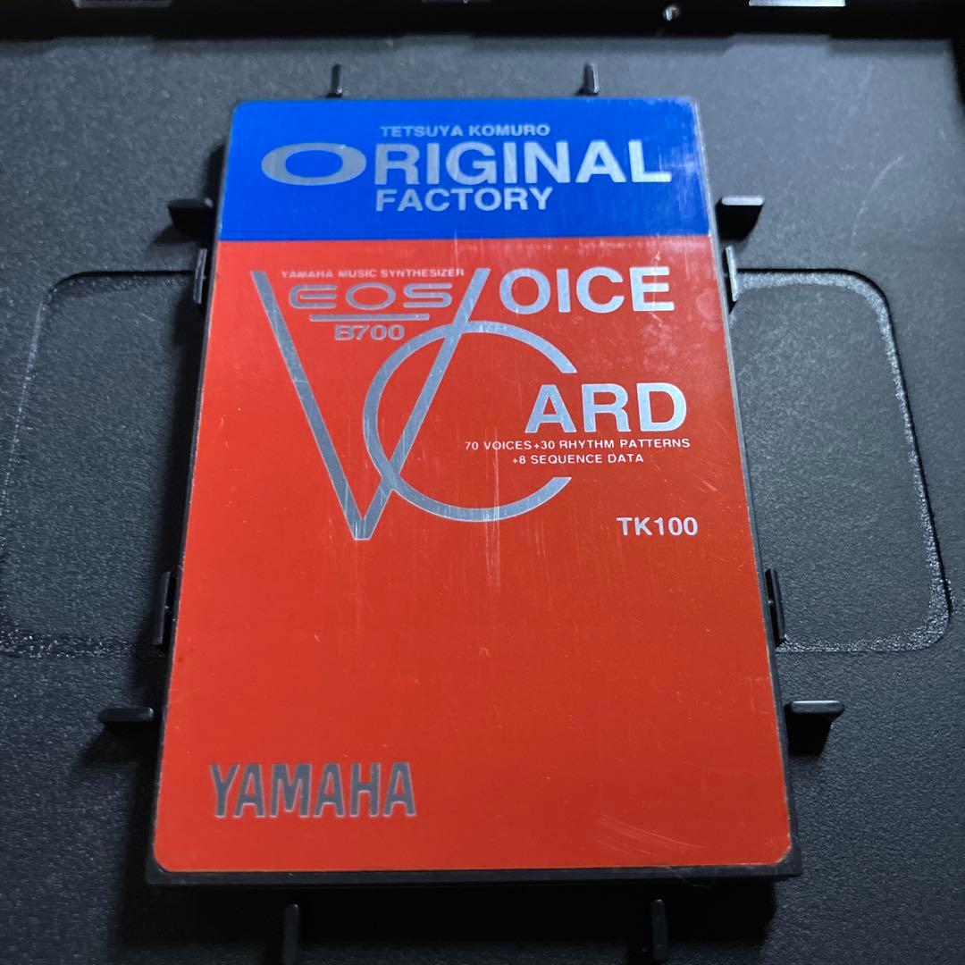 貴重 YAMAHA EOS B700ボイスカード TK100 小室哲哉│crossfitvaskia.com