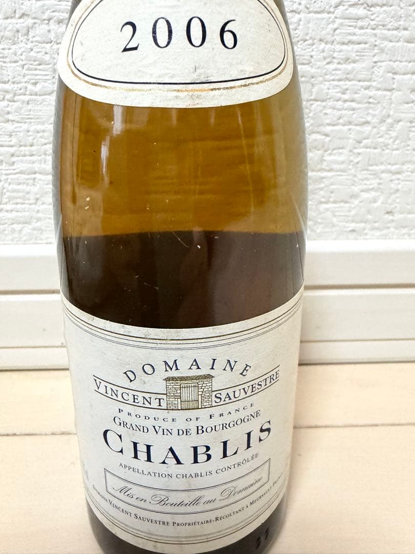 DOMAINE CHABLIS 2006年白ワイン 二十歳のお祝いに 未開封品