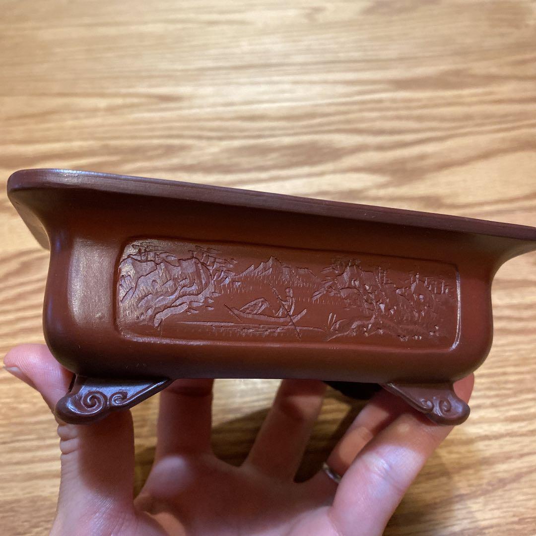 盆栽鉢 美芸d 美芸 盆栽 鉢 bh0004 358 盆栽 盆栽鉢 植木鉢 和