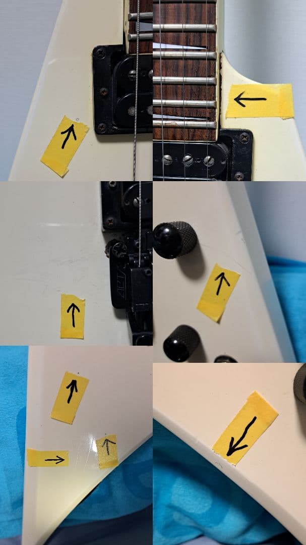 改善 エレキギター KingV キングV 詳細不明 Greco JJ-R1ネック - メルカリ