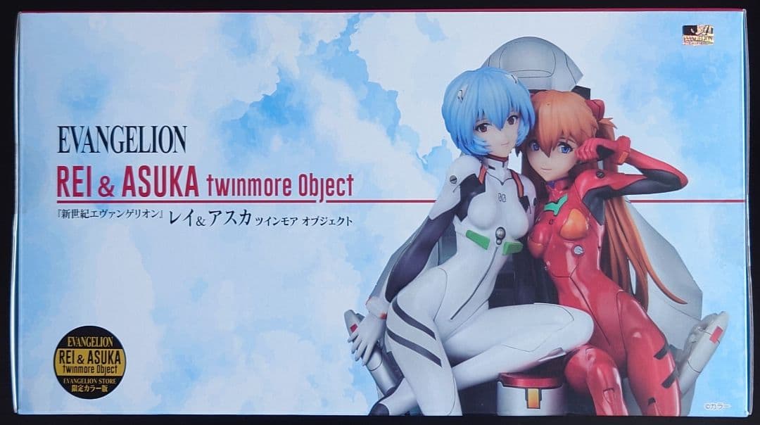 EVASTORE限定カラー版 新世紀エヴァンゲリオン レイ＆アスカ フィギュア