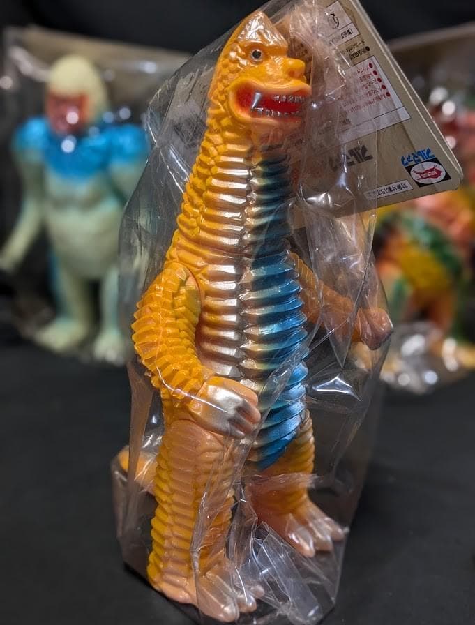 ギガス＆ドラコ＆レッドキング（ブルマァク復刻）ソフビフィギュア未開封３体セット