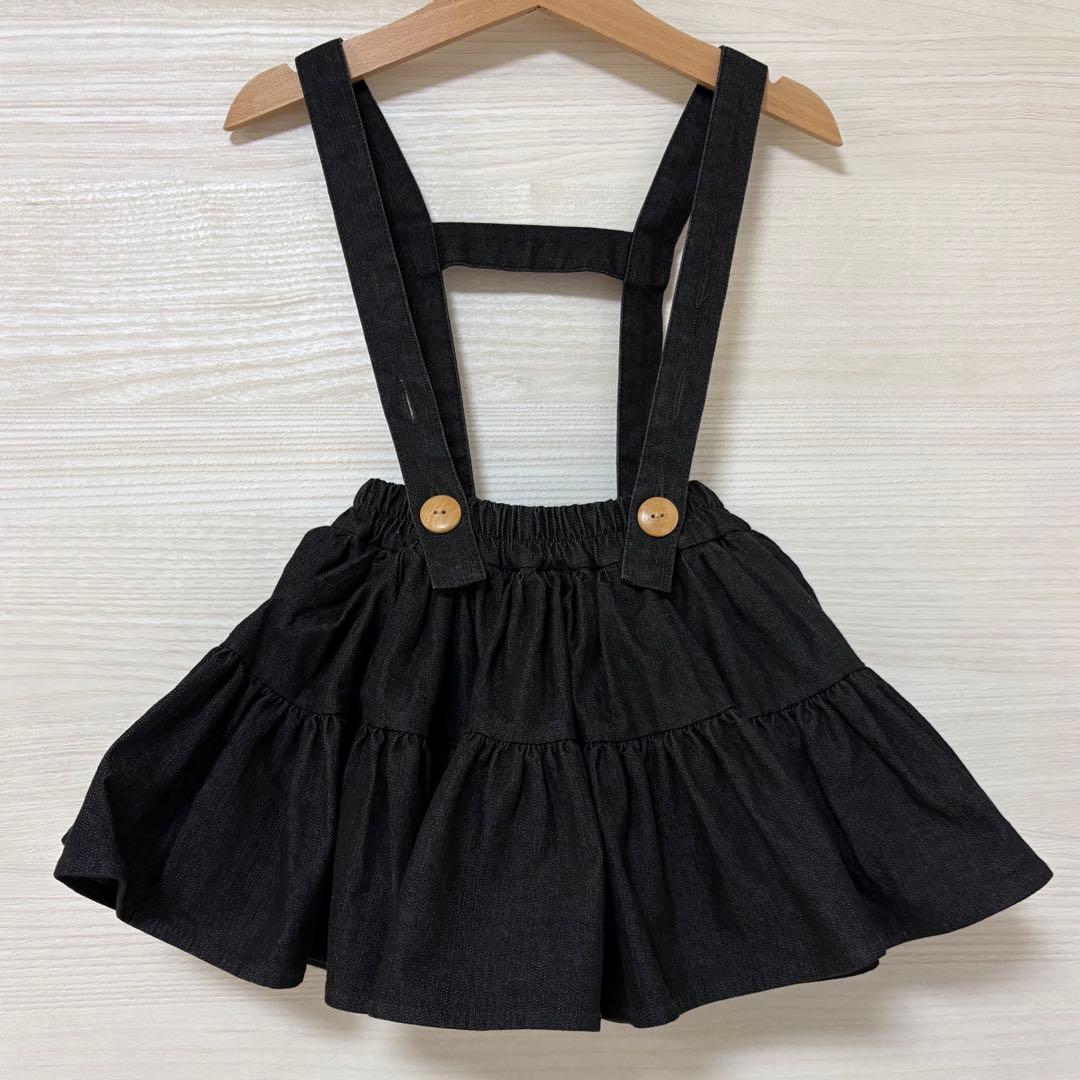 wonny ribbon ブラックデニム　M