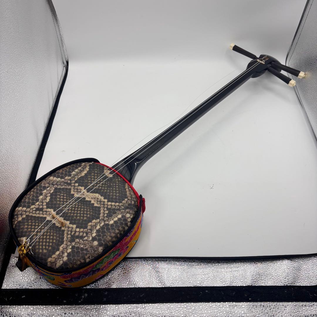 沖縄 三線 人工皮革 蛇柄 ソフトケース - メルカリ