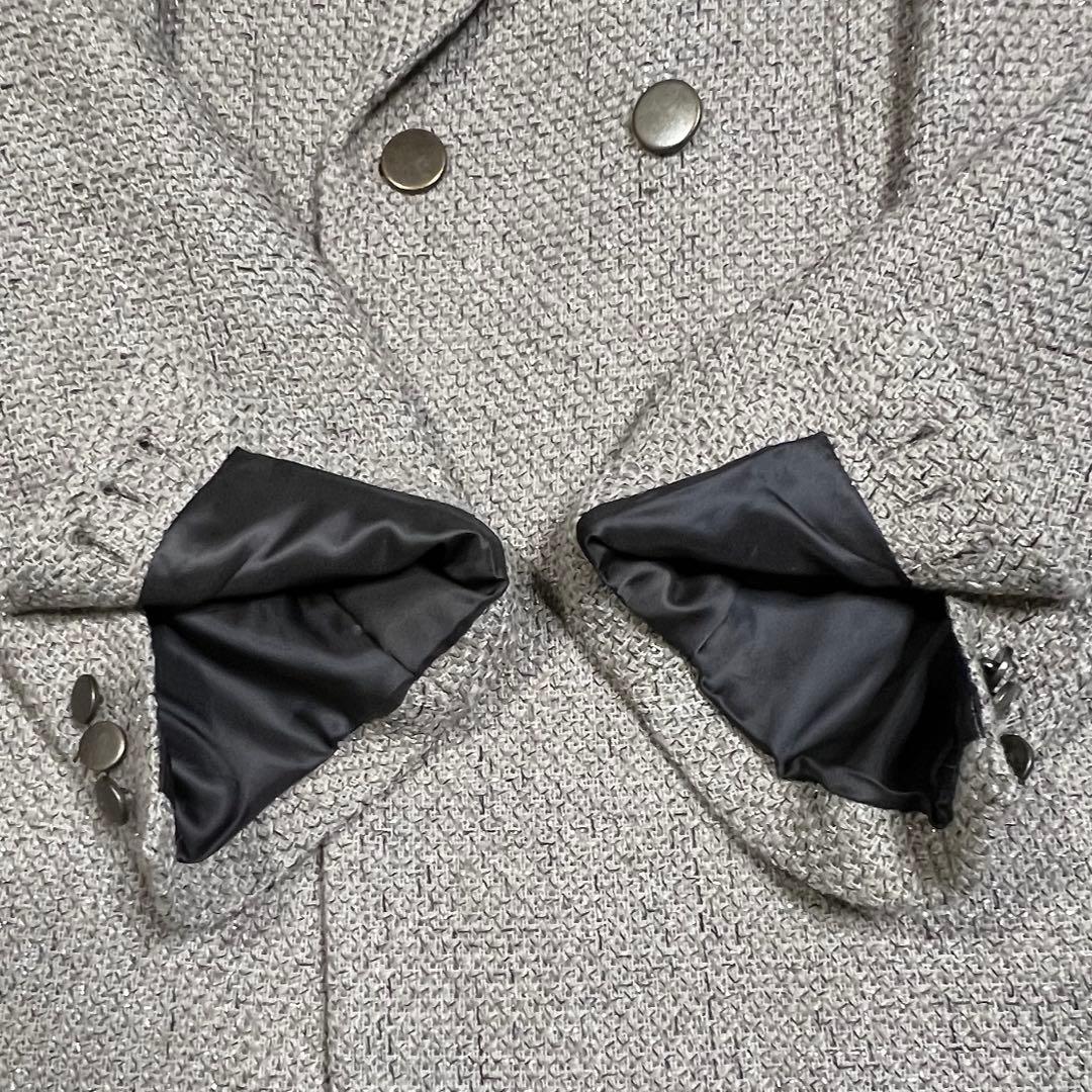 HARE ラメツイードジャケット テーラードジャケットダブルブレストジャケット