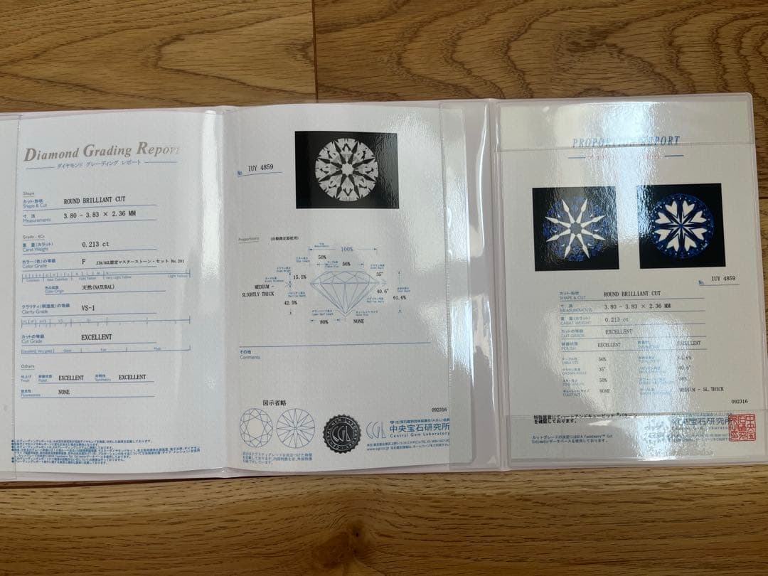ビジュピコ　ポルターダ　ダイヤモンドリング　5号