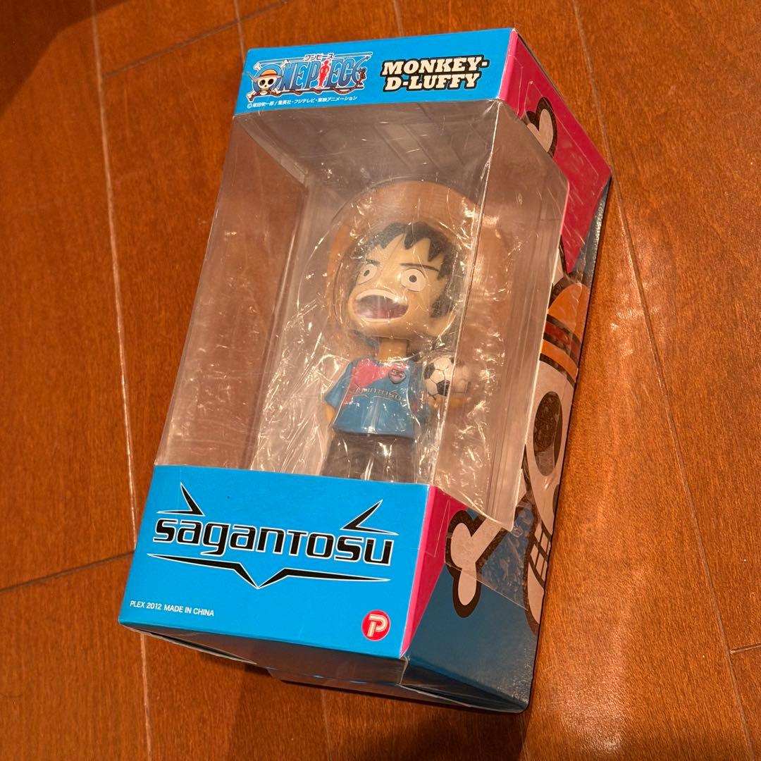 未開封：アニメ『ONE PIECE』とJリーグのサガン鳥栖のコラボ・フィギュア