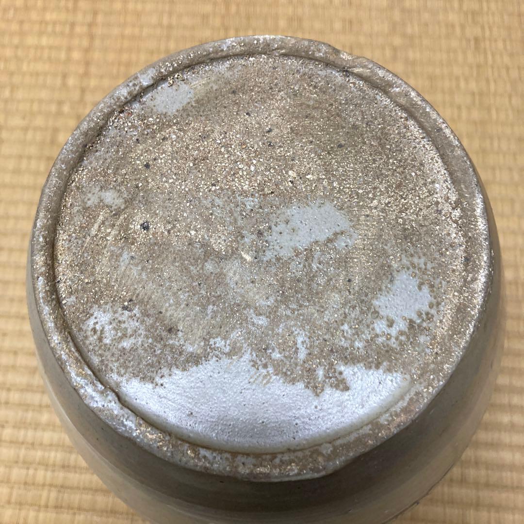 李朝白化粧描き落とし壺