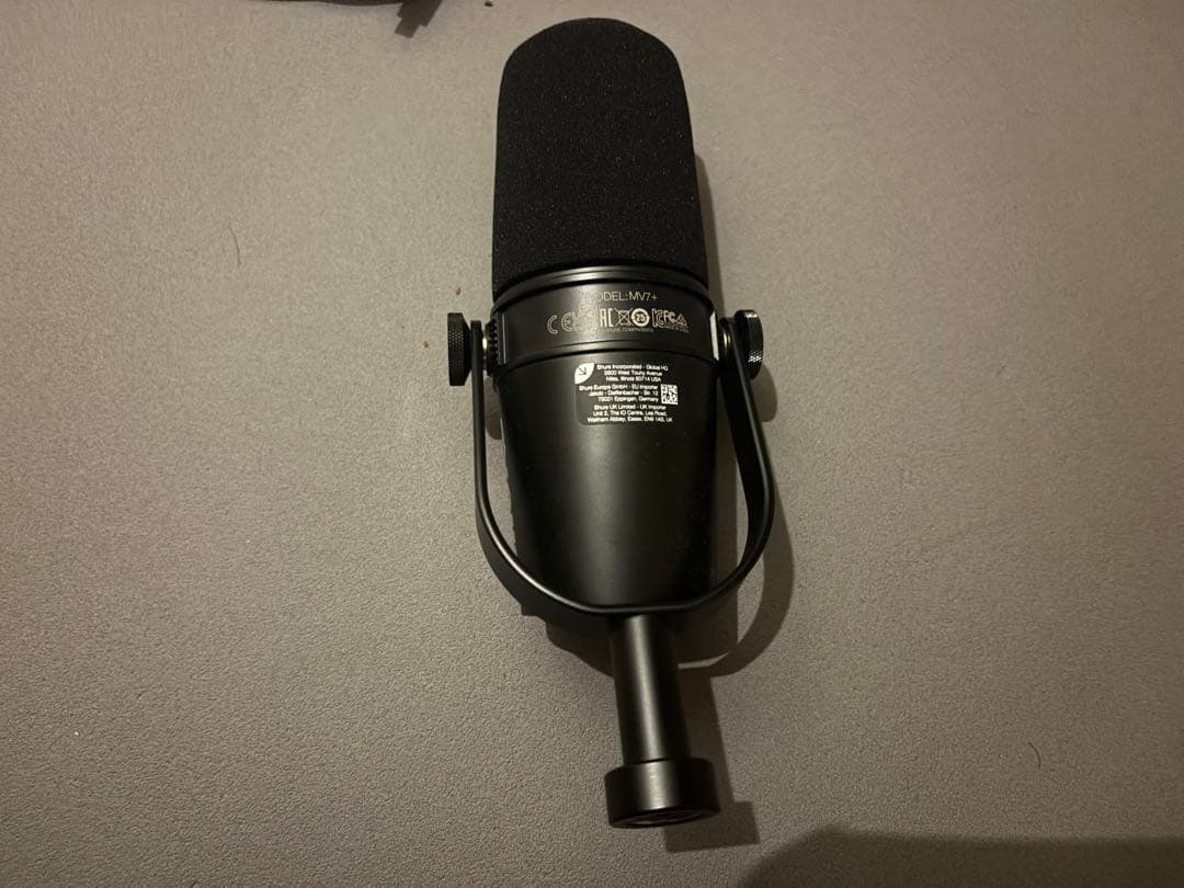 SHURE MV7+ ダイナミックマイク